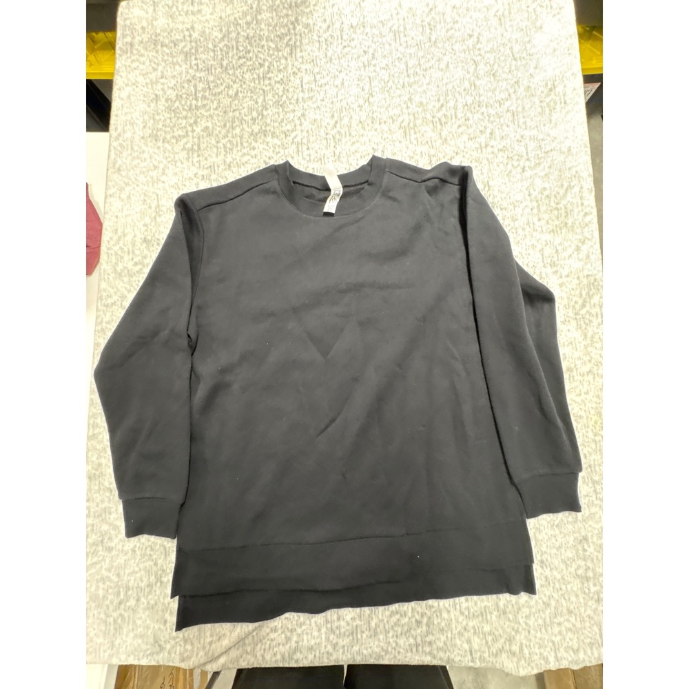 Alternative Apparel Earthleisure Black‎ Crewneck XL 08809PF Fleece Pullover